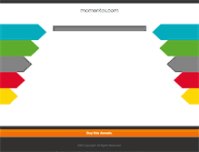 Tablet Screenshot of momentos.com